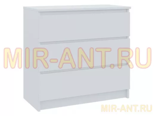 Комод МК 800.1 804*770*404 МС Мори ЛДСП Корпус/фасад белый