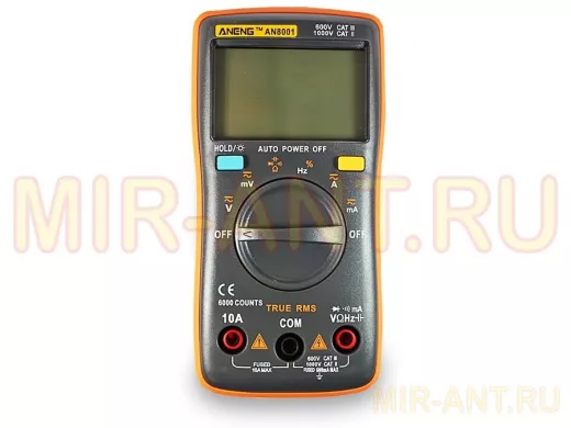 Мультиметр TrueRMS Aneng AN8001