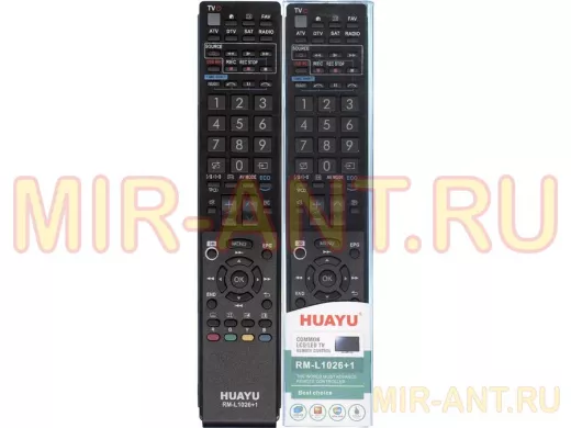 Телевиз. пульт HUAYU (for SHARP) RM-L1026  в корпусе GA841WJSA  универсальный для LCDTV