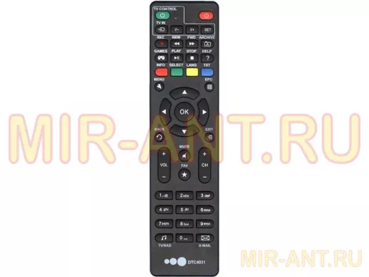 Пульт для спутниковых ресиверов Akado DTC4031 ic Delly .SAT