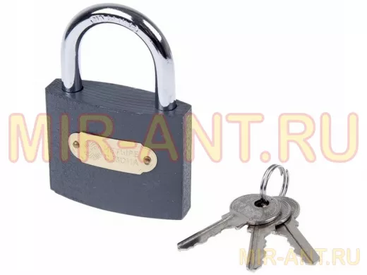 Навесной замок 75 мм чугун "Четыре Сезона" 79-0007