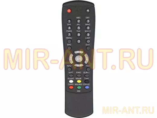 Пульт для спутниковых ресиверов GLOBO X80/ТЕЛЕКАРТА
