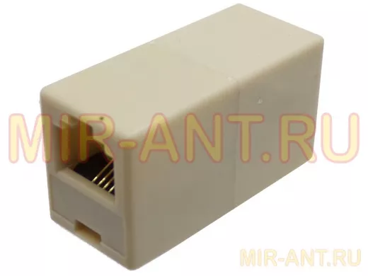 Соединитель кабеля мама-мама 6P6C