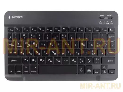 Беспроводная клавиатура Gembird KBW-4, 78кл, Bluetooth, ножн.тип клавиц, ультра-тонкая