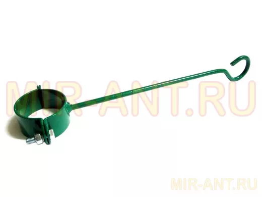 "PODPORA  VAZA" ЗЕЛЁНАЯ для крепления кашпо с цветами, на опору забора PODPORA VYSOKY,OBROVSKA, 50мм