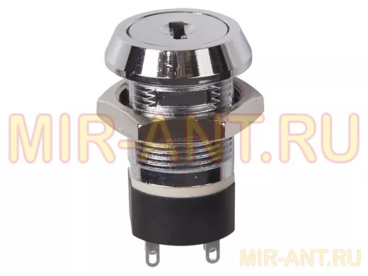 Выключатель ключ диам 19 250V 2А (4с) ON-ON  REXANT