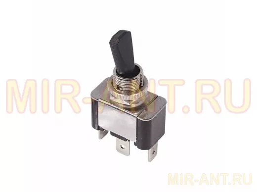 Тумблер 12V 30А (3c) ON-OFF однополюсный  с зеленой LED подсветкой  REXANT