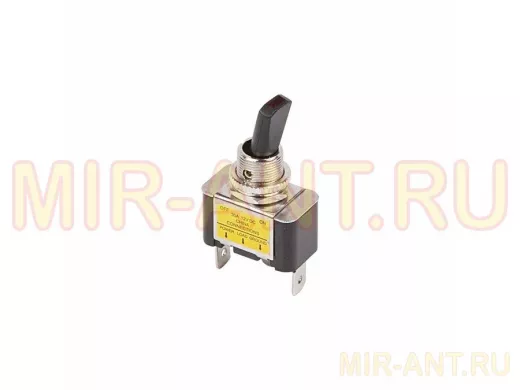 Тумблер 12V 30А (3c) ON-OFF однополюсный  с красной LED подсветкой  REXANT