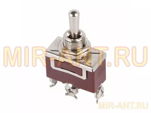 Тумблер 250V 10А (3c) (ON)-OFF-(ON) однополюсной  REXANT