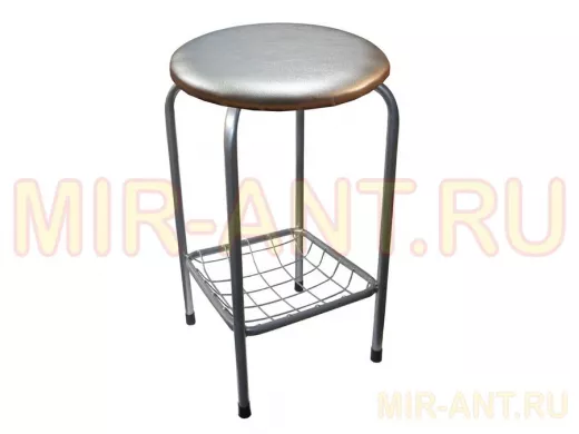 Табурет с подставкой для ног и корзинкой для вещей 