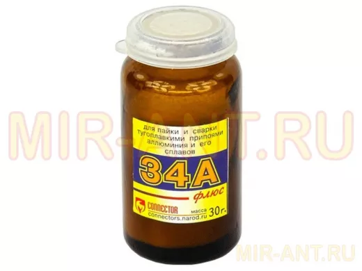 Ф-34 (порошковый флюс ) 30 г.   Качество из России