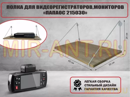 Полка для видеорегистратора и монитора 