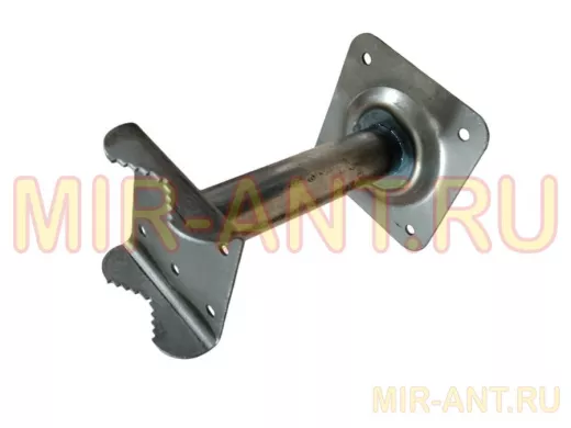 Кронштейн для видеокамеры на трубу 15...51мм вылет  15см под гермо-коробку 