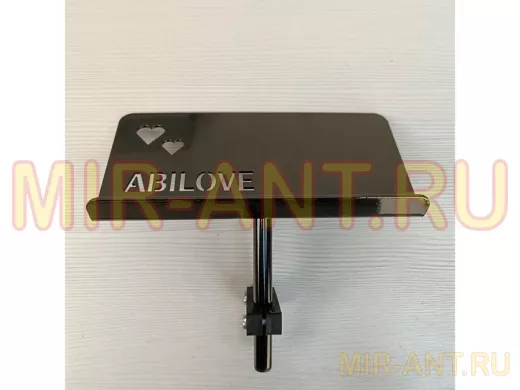 Стальной поворотный держатель телефона 20х10 см на ножку подставки 12мм 