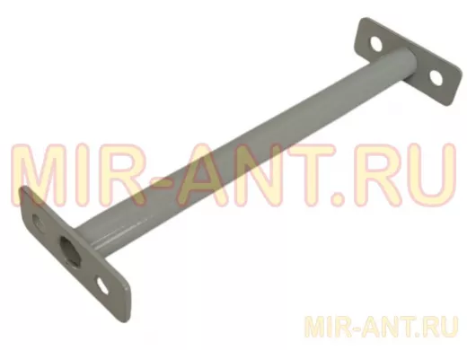 Кронштейн для многоуровневых полок, диаметр 12мм длина 165мм, серый, 1 шт 