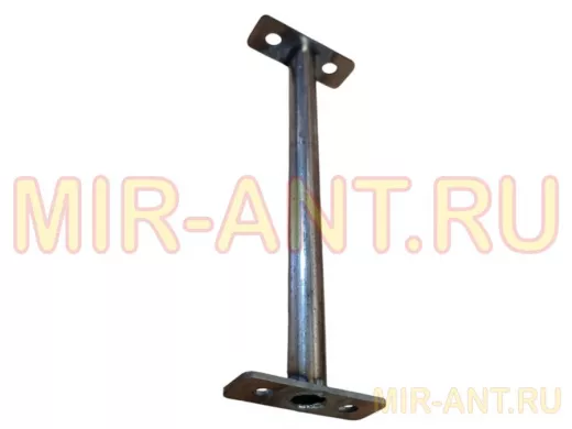 Кронштейн для многоуровневых полок, диаметр 12мм длина 165мм, черный, 1 шт 