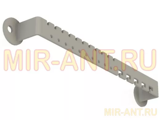 Органайзер держатель для украшений длиной 20см ABILOVE-216786 к стене или шкафу, сталь, серый