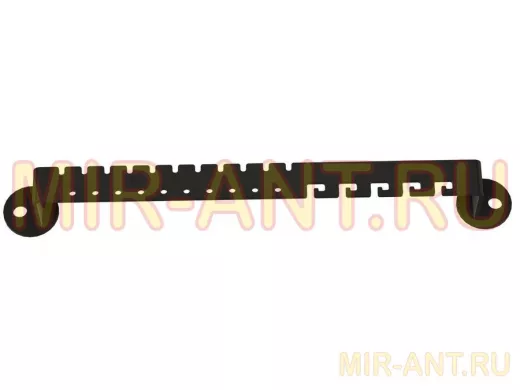 Органайзер держатель для украшений длиной 20см ABILOVE-216787 к стене или шкафу, сталь, черный