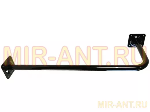 Поручень угловой для домов снаружи и внутри, ширина  80см высота 30см 