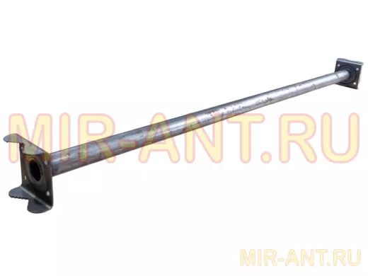 Кронштейн для параллельных труб диаметром от 15 до 51мм длина 100см "HIWOLL-217081" стальной, серый