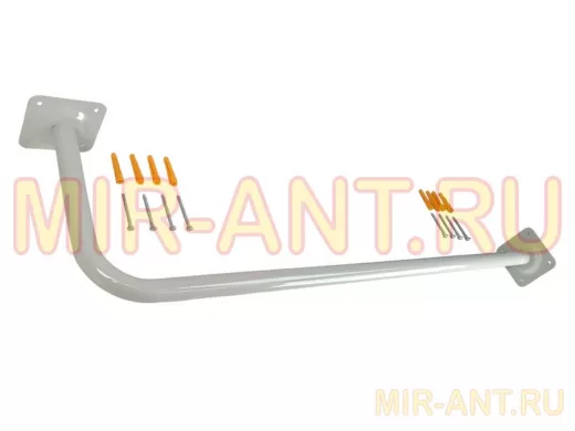 Поручень угловой для домов к стене или потолку, ширина 100см высота 30см 