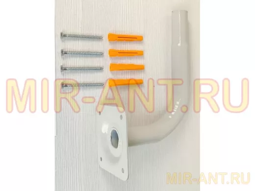 Кронштейн для видеокамер и антенн, вылет 16 см, вверх 23см 