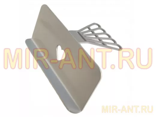 Подарок-сувенир спортсмену бадминтонисту, держатель для смартфона, серый "БАДМИН-217465"