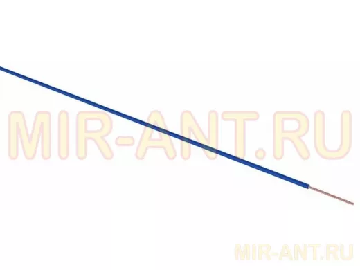 Провод ПГВА 1 х 1.50мм.кв., (бухта 100м), СИНИЙ  REXANT