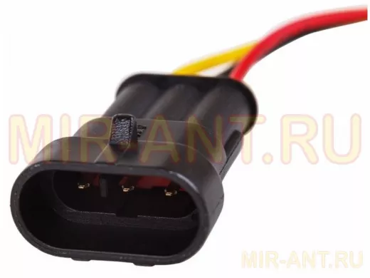 DJ7041-1.5-11 автомобильный разъем штекер с проводом 20 см  (4-контактный)