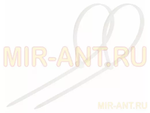 400x7,6мм кабельный хомут (стяжка нейлонoвая) nylon 100 шт. белый REXANT