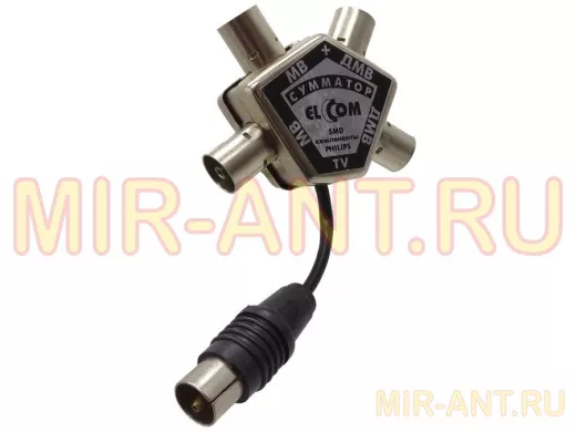 Сумматор телевизионный СТ-4 Elcom   МВ/МВ/ДМВ/ДМВ