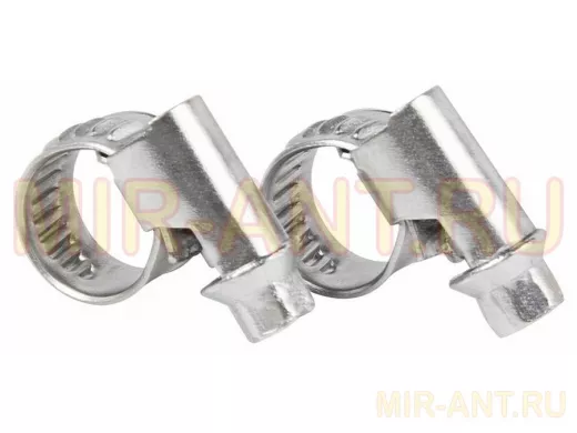 Хомут червячный цинк   8-12 мм "ABI-27467"