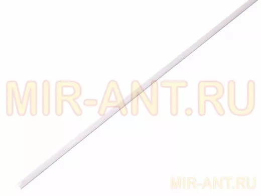1.0 / 0.5 мм 1м термоусадка белая  REXANT