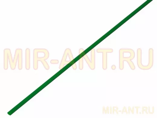 1.0 / 0.5 мм 1м термоусадка зеленая  REXANT