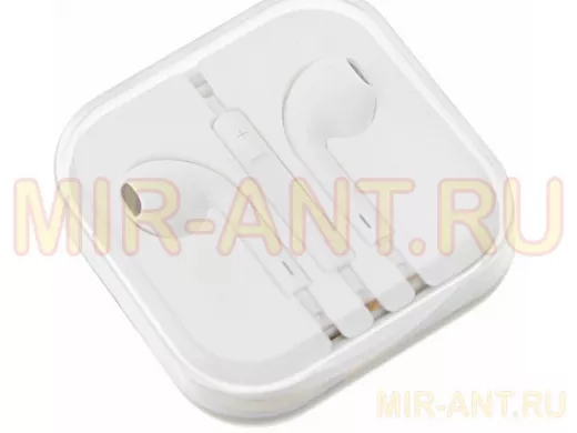 Гарнитура  с микрофоном белые