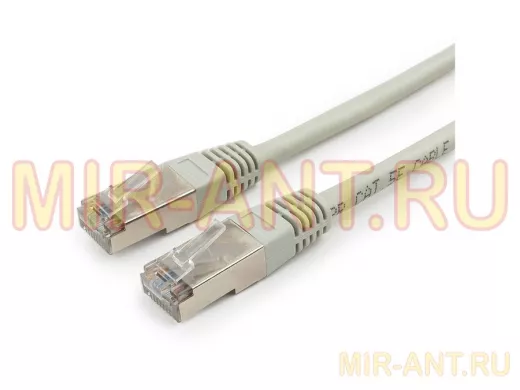 Патч-корд Cablexpert PP6-0.5m кат.6, 0.5м, FTP, литой, многожильный (серый) PP6-0.5M