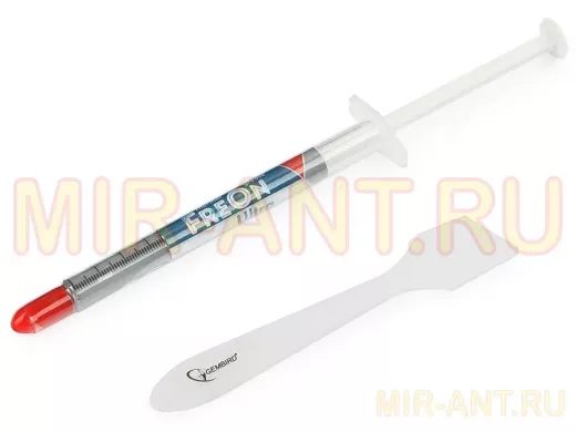 Термопаста Gembird FreOn Ultra GF-21-1.5 для радиаторов, 1,5 г, шприц GF-21-1.5