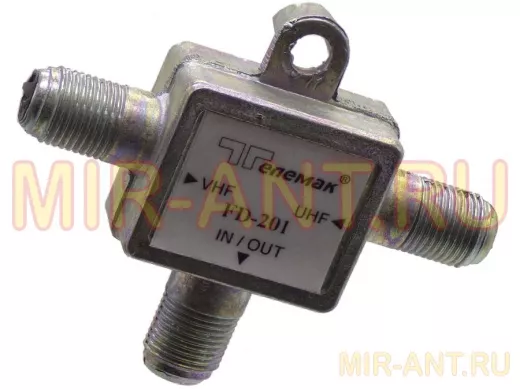 Сумматор телевизионный  FD-201 1-12 (VHF), 21-69 (UHF) 