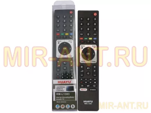 Телевиз. пульт HUAYU (for GRUNDIG) RM-L1383 универсальный корпус TP-7