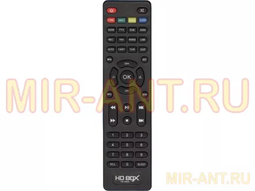 Пульт для HDBOX T2 PRO ic dvb-t2 huayu или Delly SAT, xls