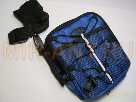 BB1508/2  Сумка для СD - плеера и 8 дисков , синего/черного цвета с сеткой