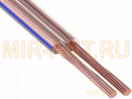 Кабель акустический прозрачный 2х1,5 мм.кв. (15 GA) BW7706  Belsis ( по100м)
