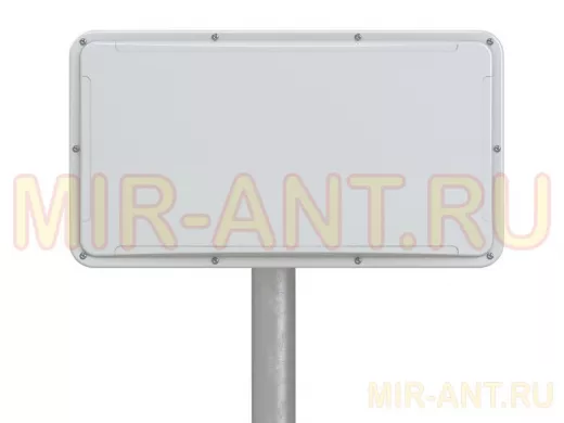 Антенна панельная WiFi AX-5520P MIMO (5-6 ГГц) два разъёма 20Дб N-female (гнездо)