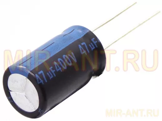 Конденсатор электролитический     47mf x 400V   Jamicon 105 16*25 TK