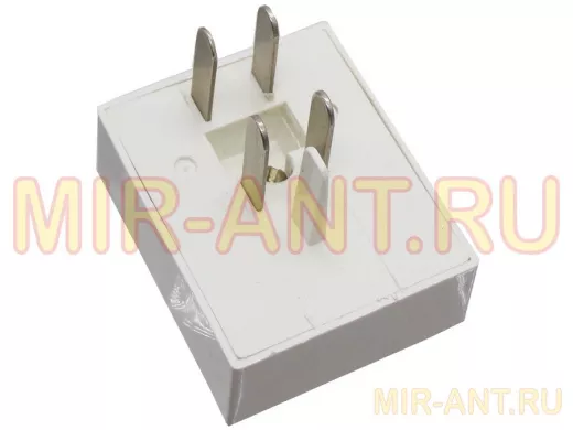 Телефонная вилка-адаптер 2 гнезда 6P4C / 1 штекер росс.тлф. TFCOM