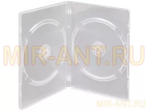 Футляр для DVD 2диска , прозрачный