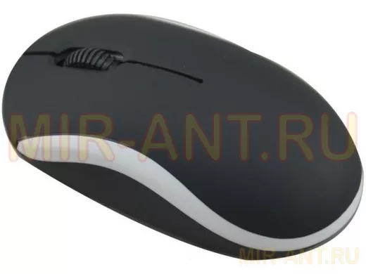 Мышь проводная Ritmix ROM-111, проводная, черно-серая