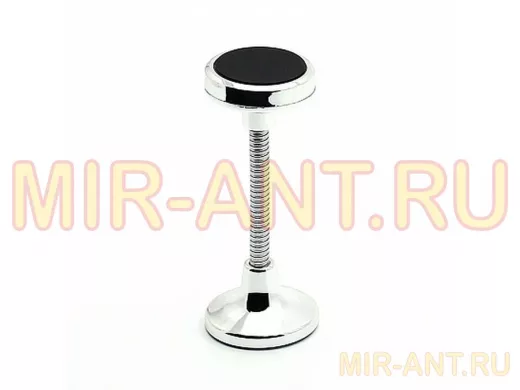 Автодержатель  магнитный, на гибкой ножке, серебристый (019)