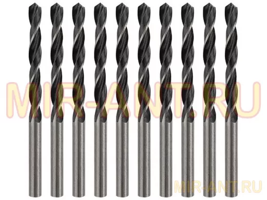 Сверло по металлу  5,0 мм (P6M5) (10 шт. в упаковке) цена за 1 сверло