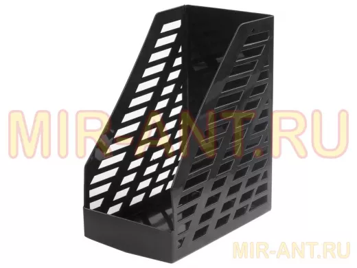 Лоток вертикальный для бума "BR-71757" "MAXI-plus" (250х160х300 мм), сетчатый, черный